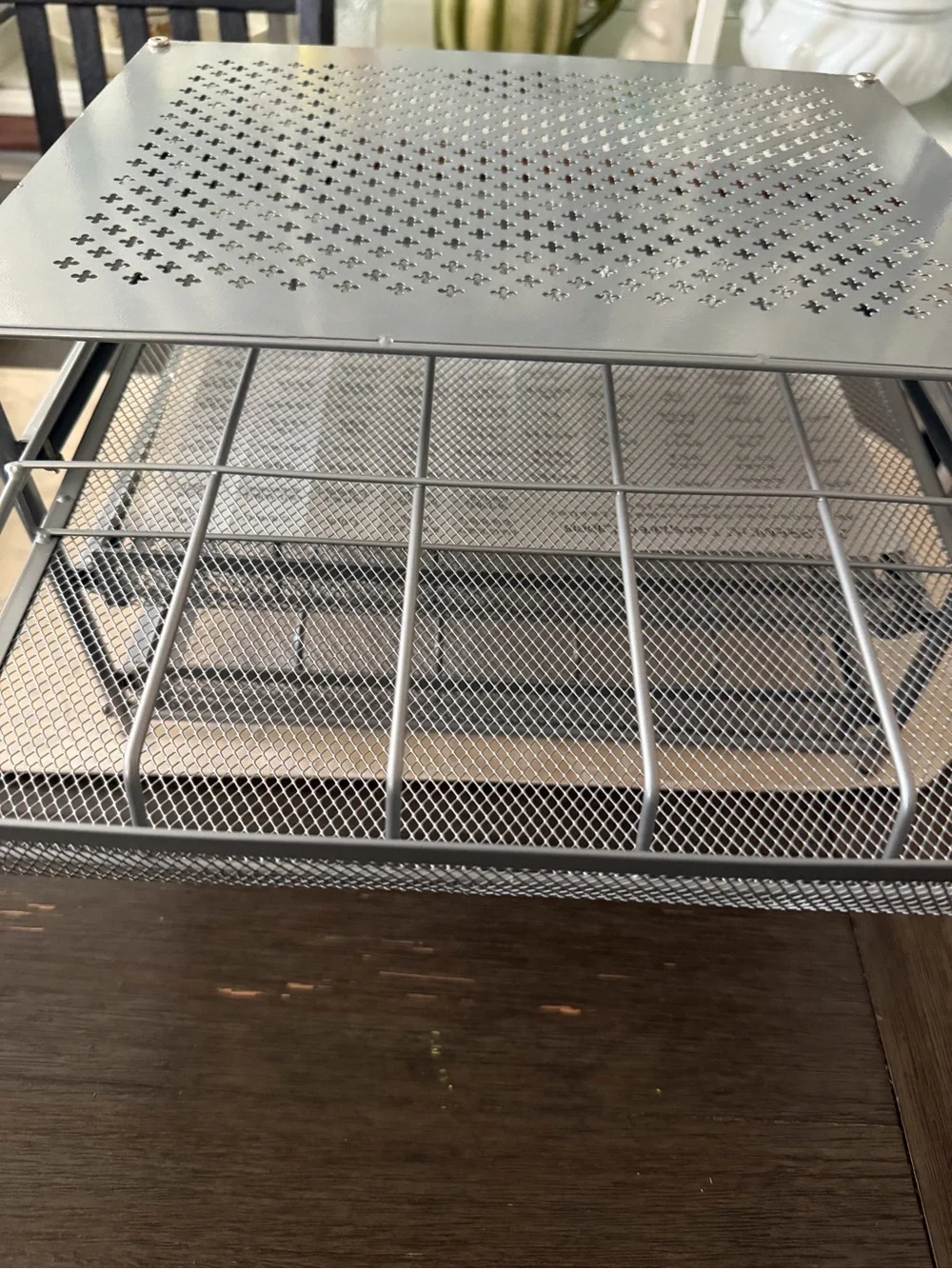 30-Bottle Spice Rack with Drawer Organizers, 3-Tier - Metal